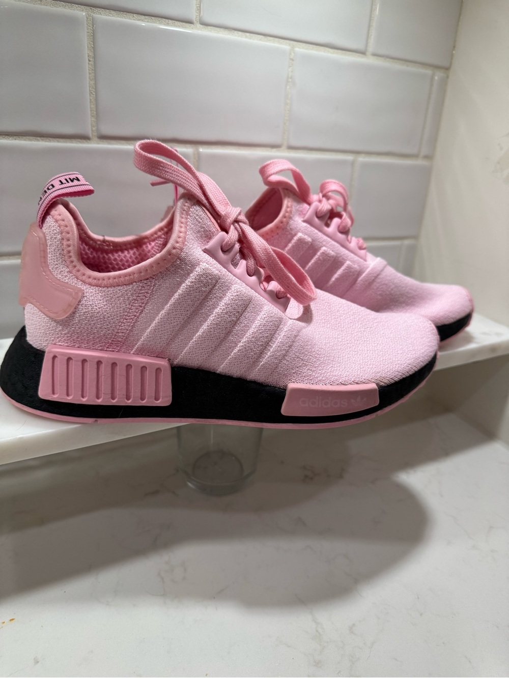 Adidas NMD_R1 True Pink Black Boost Sneakers FX0825 – Women’s Size 6